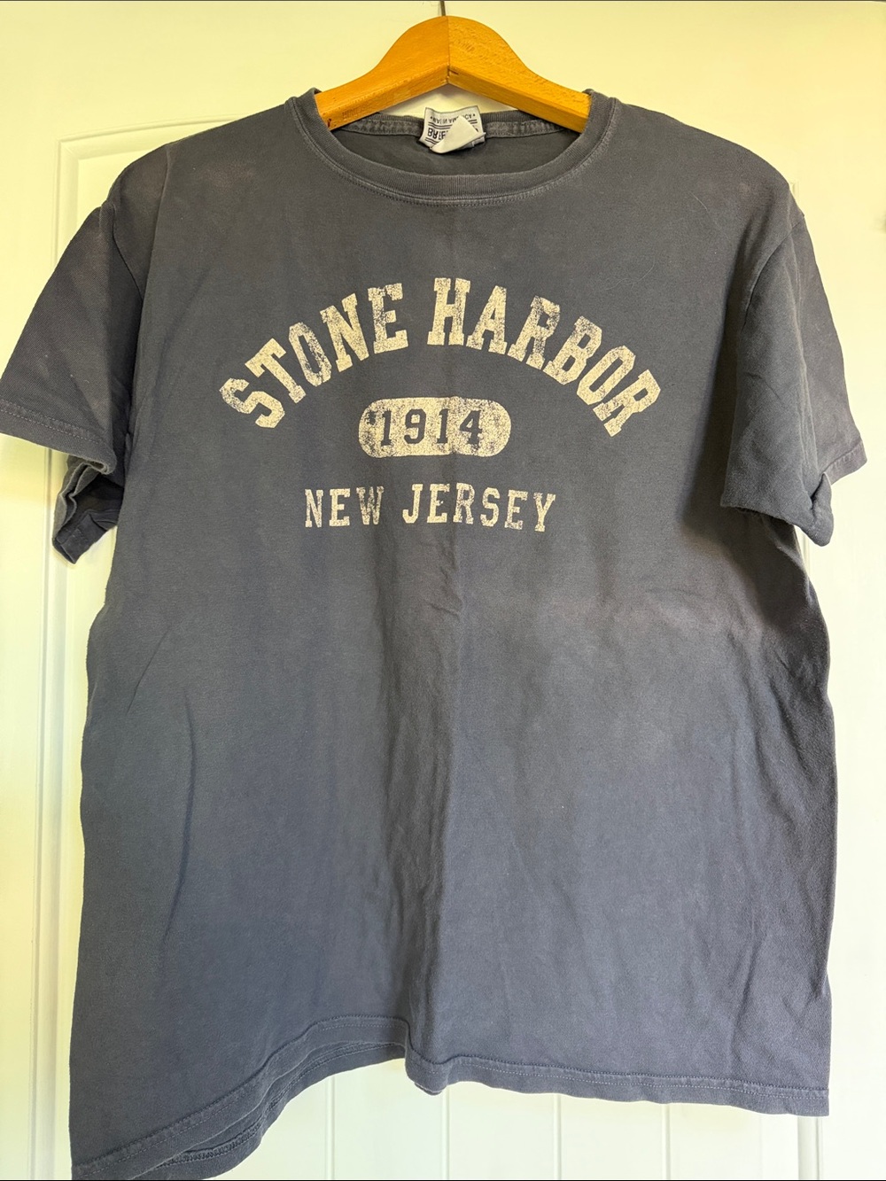 Short Sleeve Tee in Faded Slate Blue